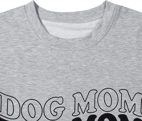 MAXIMGR الكلب أمي البلوز المرأة ماما البلوز الكلب أمي قميص البلوز لطيف إلكتروني الجرافيك البلوز هدايا لمحبي الكلاب in Kuwait