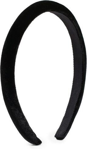Jennifer Behr Women's Tiana Headband In Velvet, Black, One Size in Saudi Arabia