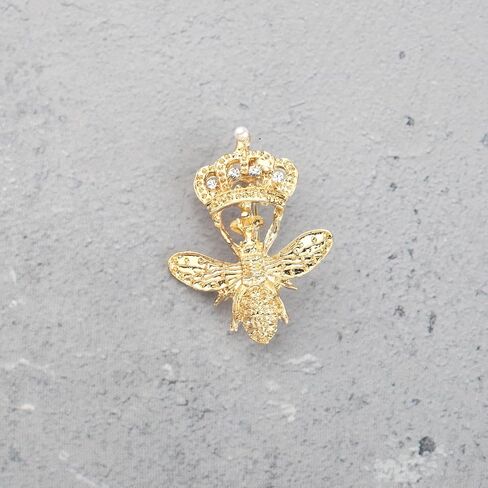 Queen Gift Bee Pin Brooch Bumble Bee Lapel Pins Badges Always Be Your Own Queeen Bee Themed Jewelry For Bee Lover Beekeeper in Saudi Arabia