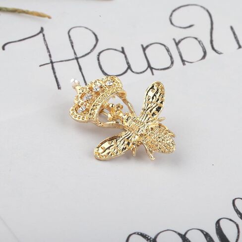 Queen Gift Bee Pin Brooch Bumble Bee Lapel Pins Badges Always Be Your Own Queeen Bee Themed Jewelry For Bee Lover Beekeeper in Saudi Arabia