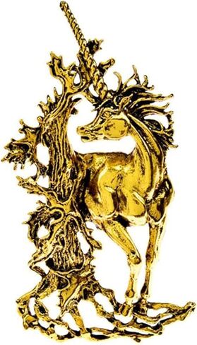 خمر كبيرة الذهب يونيكورن دبابيس للنساء الرجال الجمال الجنية الحصان بروش التلبيب شارة بدبوس ل بدلة معطف سترة قميص in Kuwait