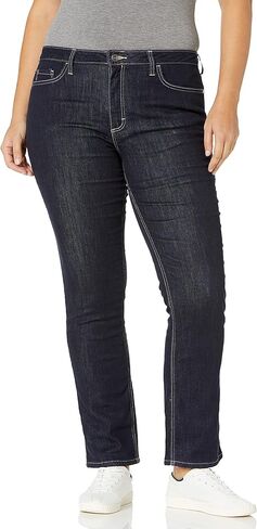 راكبي الدراجات البخارية بواسطة Lee جينز مستقيم الساق أزرق نيلي نسائي ببطانة من الصوف ملائم لشكل الجسم in Kuwait