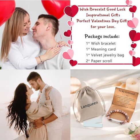 هدايا عيد الحب سوار الرغبات لصديقك/صديقتك/الزوج/الزوجة، هدايا ملهمة لحسن الحظ لحبيبك in Kuwait