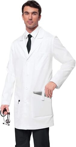 KOI Classics Modern & Professional Men's Jack Lab Coat in Saudi Arabia