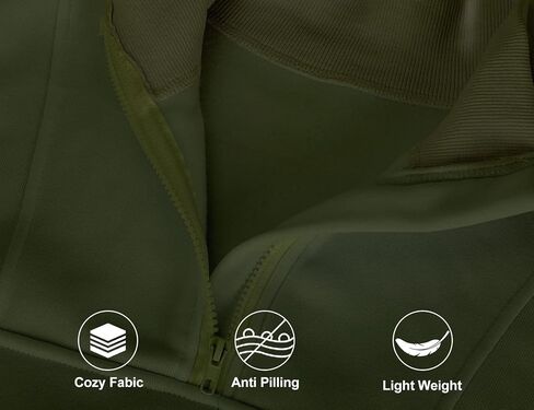 سترة Tanst Sky النسائية بربع سحاب مقصوص وأكمام طويلة وحاشية برباط وخفيفة الوزن ومريحة in Kuwait