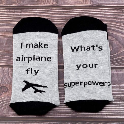 G2TUP Airman Gifts جوارب الطاقم تحت عنوان الطيران، أجعل الطائرة تطير، ما هي جوارب القوة العظمى الخاصة بك للرجال in Saudi Arabia