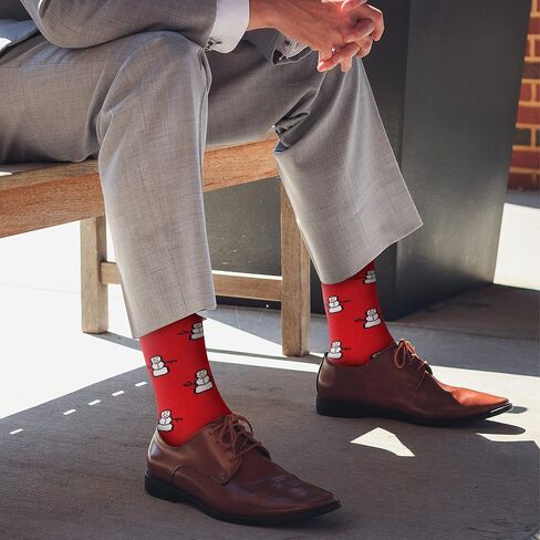 Winter Fun Sock Collection: 6-Pair Pack of Fragrant Festive Christmas Holiday Footwear, Designer Apparel for Men, US 1 Size Fits All 7-12 in Saudi Arabia