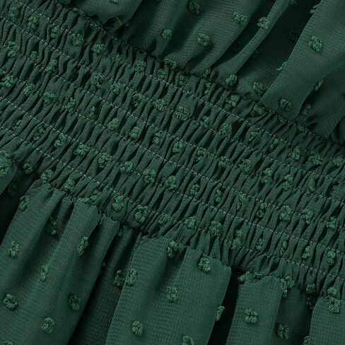 فستان صيفي للفتيات من URMAGIC برباط خلفي منقط سويسري بأكمام قصيرة على شكل حرف a للشاطئ فستان صيفي للحفلات للفتيات من سن 6 إلى 12 سنة in Kuwait