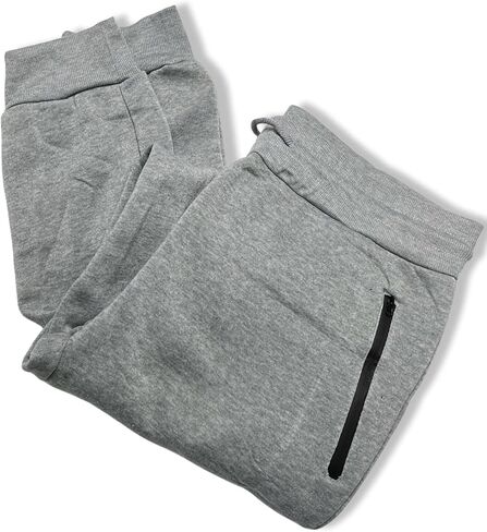 بنطال رياضي من الصوف للرجال من RiverBlue مع جيوب بسحاب وأساور أكمام مرنة ورباط حبل in Kuwait