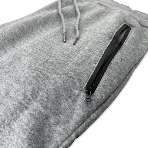 بنطال رياضي من الصوف للرجال من RiverBlue مع جيوب بسحاب وأساور أكمام مرنة ورباط حبل in Kuwait