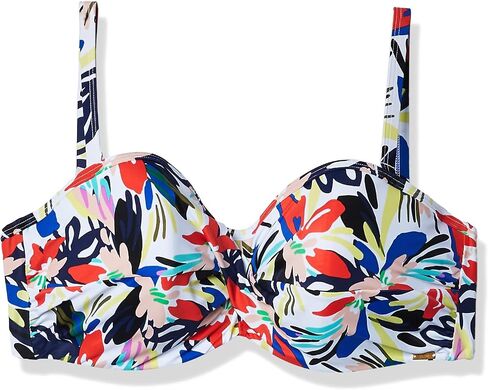 Panache Women's Standard Anya Riva Print Twist Bandeau Bikini Top in Saudi Arabia