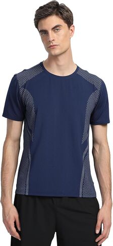 Men's Gym Athletic Workout Running T Shirts Short Sleeve Quick Dry Moisture Wicking Performance Sport Muscle Tees Tops in Kuwait