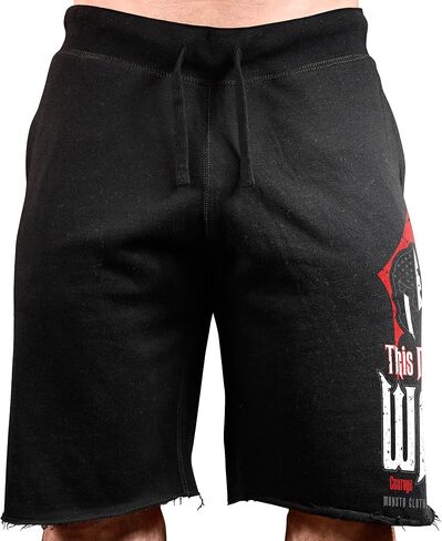 Monsta Clothing Co. Men's SweatShorts This Means WAR: Courage Under Fire-299 in Saudi Arabia