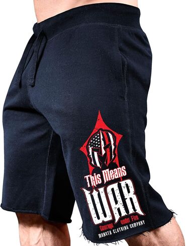Monsta Clothing Co. Men's SweatShorts This Means WAR: Courage Under Fire-299 in Saudi Arabia