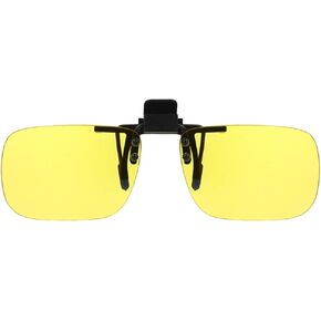 Dioptics Solar Shield Flip Rec Clip on Night Driver Rectangular