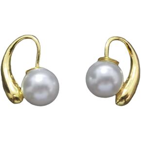 Pearl Stud Earrings Faux Love Heart Earrings Round Pearl Beaded Dangle Earrings Long Pearl Chain Tassel Drop Earrings for Women Girls Temperament Asymmetry Pearl Earrings Jewelry Gifts 2Pairs