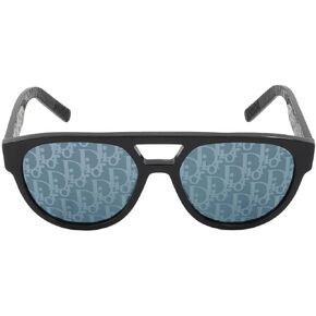 ديور نظارة شمسية عاكسة للرجال بنمط ازرق DIORB23 R1I 10b8 54 in Kuwait