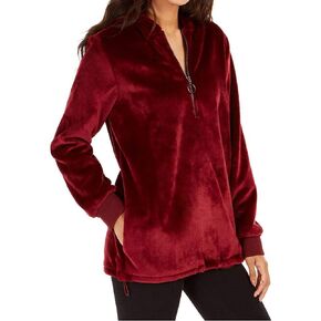 Womens Fleece Cold Weather Velour Jacket