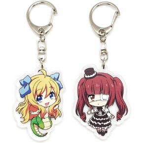 Inc. - Set of 2 Jashin-chan Dropkick Acrylic Keychain Yurine Hanazono, Jashin-chan