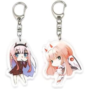Inc. - Set of 2 Darling FranXX Acrylic Keychain Zero Two v1