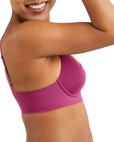 Maidenform Women's One Fab Fit Wireless Demi Bra, Lightly Lined, Convertible Straps (Retired Colors) in Saudi Arabia