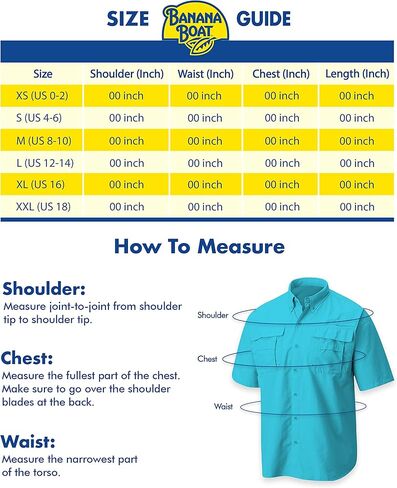 بنانا بوت رجالي بأكمام قصيرة بعامل حماية من الأشعة فوق البنفسجية 50+ مقاوم للماء | حماية من الأشعة فوق البنفسجية | دليل على الرياح | قميص صيد مسامي مع ظهر بفتحات تهوية in Kuwait