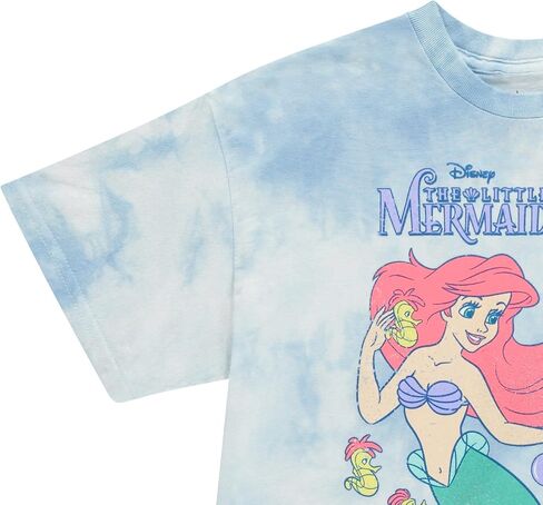 Disney Mens The Little Mermaid Ariel Throwback Vintage Tie Dye T Shirt in Saudi Arabia