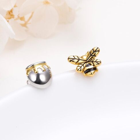DAOCHONG Cross/Celtic Witches Knot/Axolotl Hoop Earrings for Women Bee Stud Earrings 925 Sterling Silver Cubic Zirconia Cross Earrings with Abalone Shell Jewelry Gifts for Women Girls in Saudi Arabia