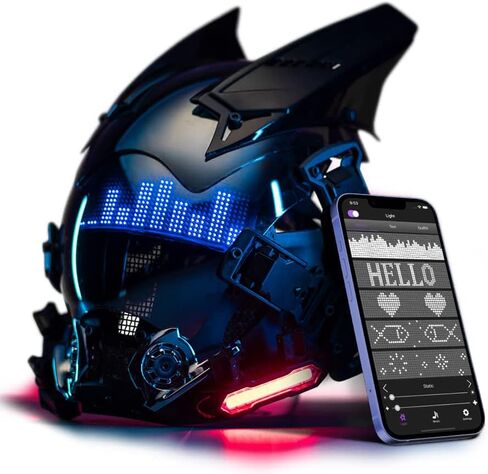 Marikito Cyberpunk Mask Helmet Futuristic Techwear Mask Sci Fi Mask Gothic Mask Cosplay Costume Mask Suitable For Adult Party in Kuwait