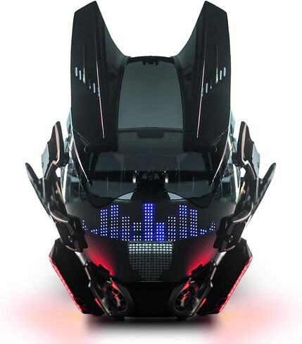 Marikito Cyberpunk Mask Helmet Futuristic Techwear Mask Sci Fi Mask Gothic Mask Cosplay Costume Mask Suitable For Adult Party in Kuwait