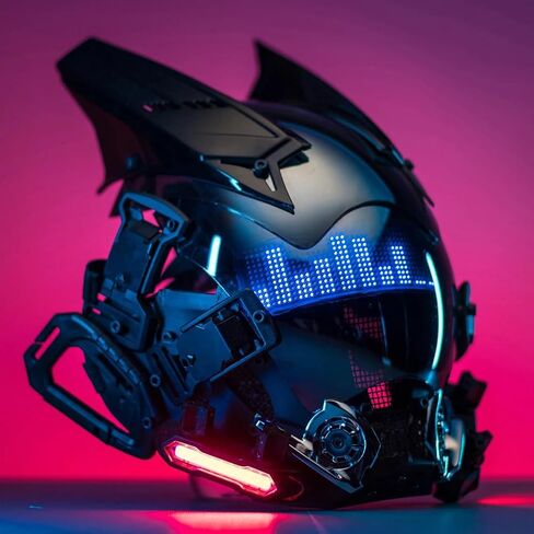 Marikito Cyberpunk Mask Helmet Futuristic Techwear Mask Sci Fi Mask Gothic Mask Cosplay Costume Mask Suitable For Adult Party in Kuwait