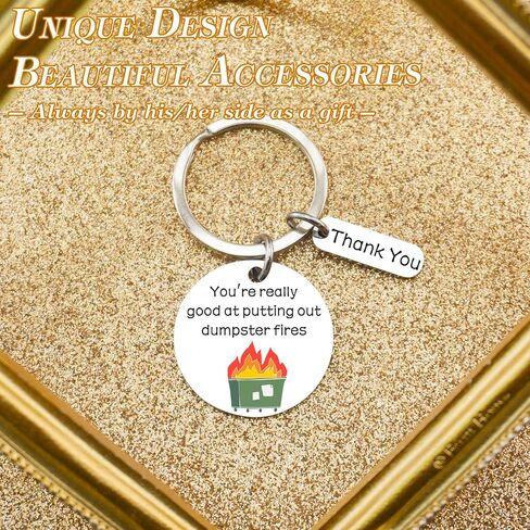ibiwe Funny Boss Day Gifts For Boss Lady Coworkers Men Women Thank You Appreciation Gifts For Bosses Friends Leader Employer Keyring Jewelry Stocking Stuffers Save for Later Item, Silver, S in Kuwait
