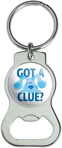 Graphics and More Blue's Clues Got a Clue Keychain with Bottle Cap Opener in Saudi Arabia