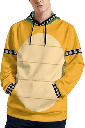 mfiwena Gaming Hoodies, Cartoon Long Sleeve Pullover Hoodie, Warm Hooded Sweatshirt, Novelty Hooded Sweater for Men Women in Saudi Arabia