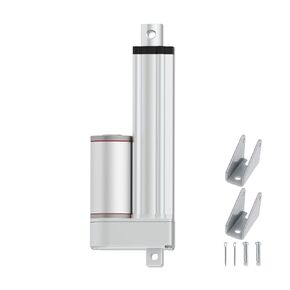 Stroke 350mm 13.78" 22 lbs High-Speed 2"/sec 12v Volt Electric Linear Motor Actuator with Mounting Brackets