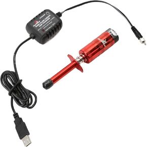 Dynamite Metered Ni-Mh Glow Driver w/USB Charger DYNE0200 Glow Plugs