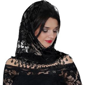 Sibba Triangle Veil Lace Head Covering Chapel Scarf Embroidery Headpiece Grace Bridal Veils Elegance Tulle
