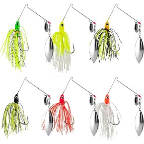 Bass Spinner Baits Fishing Spinner Baits for Bass Fishing 6Pcs/Lot