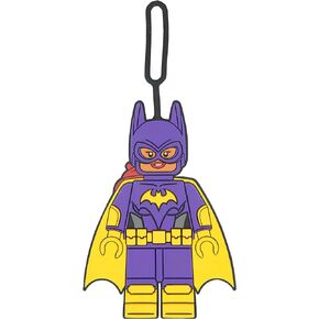 Lego Batman Movie Batgirl Silicone Luggage Bag Tag for Travel, Gym, School, or Backpack