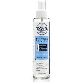 Proven Insect Repellent Spray – Keep Mosquitoes, Ticks and Flies Off, DEET Alternative Repellent, Up to 14-Hour Protection, Great for Camping or Hiking – 2 Ounce, Gentle Scent Spray