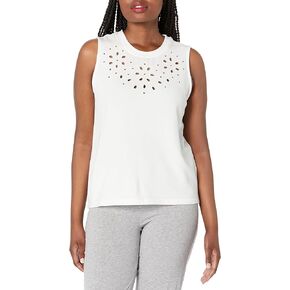 PJ Salvage Women's Loungewear Eyelet Summer Tank