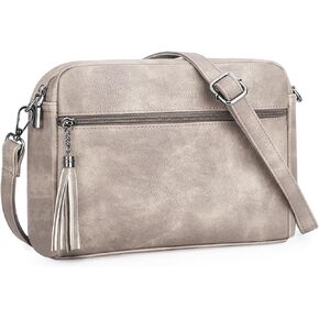 Crossbody Bags for Women, Crossbody Purse Soft Leather Purses for Women Shoulder Handbags with Tassel