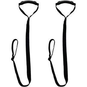 Kayak Stand Up Assist Strap Canoe Drag Handles Adjustable SUP Pulling Cord Kayak Standing Aid Dragging Accessories for Kayaker 2 Pieces