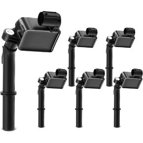 A-Premium Ignition Coil Pack Compatible with Mercedes-Benz C300 C350 E300 E350 E400 GLK350 ML350 R350 SLK350 CL63 AMG S600 6-PC