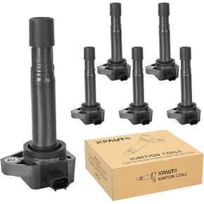 Ignition Coil Pack Set of 6 compatible with 3.5 3.7 V6 Honda Pilot Odyssey Ridgeline Accord, Acura MDX RDX ZDX TL TSX RL 2009 2010 2011 2012 2013 2014 2015 3.5L 3.7L, UF624 C1665