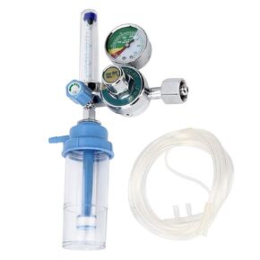 ViaGasaFamido Oxygen Pressure Regulator， 0-100mpa, Professional Oxygen Gas Pressure Reducer Gauge Meter