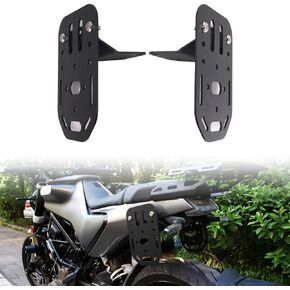 Saddlebag Support Racks, Luggage Racks Side Carrier Compatible with Husqvarna Vitpilen/Svartpilen 401 20-23, Vitpilen/Svartpilen 250 20-23, Svartpilen 125 21-23, Svartpilen 200 20-23
