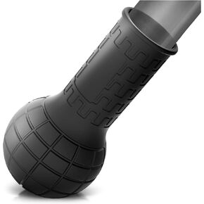 FIT&FOCUSED Landmine Attachment for Barbell, Rubber Barbell Bomb with Handle Grip, Landmine Base for Row, Squat, Press & More (Fits 2'' Olympic Bars)