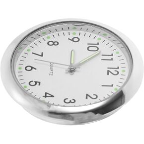 TOYANDONA Miniature Clock Model Models Furniture Tiny House Accessories House Floor Clock Doll House Scene Decoration Doll House Decor Miniatures White Wall Clock Alloy.Glass.Paper Props