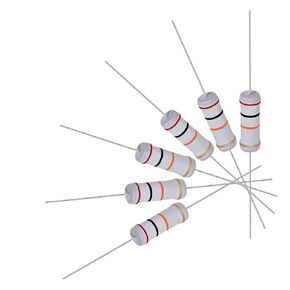 uxcell 20Pcs 20K Ohm Resistor, 3W 5% Tolerance Metal Oxide Film Resistors, Lead, Flame Proof for DIY Electronic Projects and Experiments